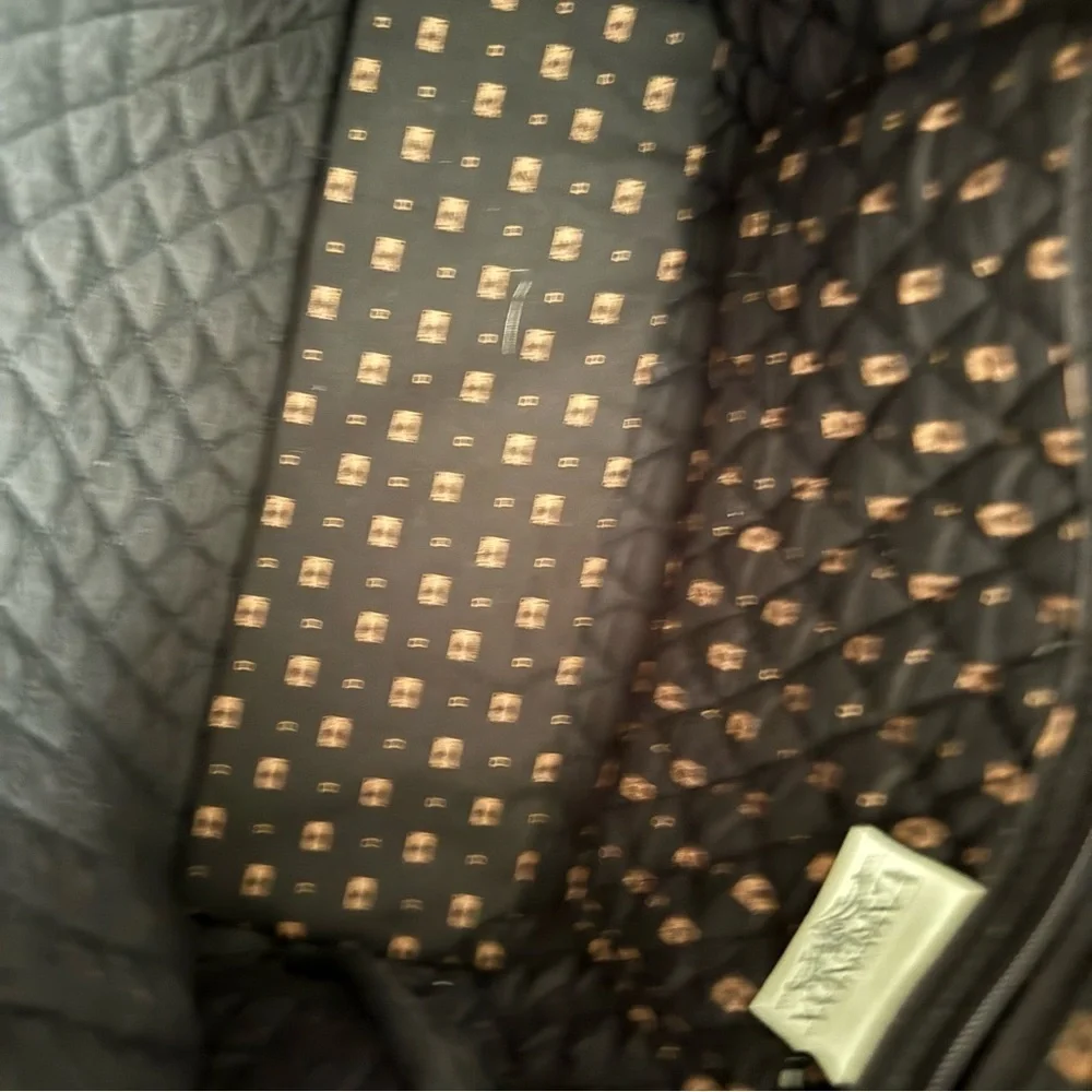 Larenda Quilted Safari Print Tote~ VTG